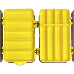 Yellow Tool Box Parts Organizer Plastic Screw Storage Electronic Accessories Box