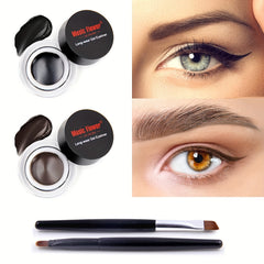 Waterproof Gel Eyeliner Cream Set with Brushes