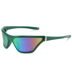 Women's Modern Y2K Sunglasses Wrap Around Futuristic Sun Glasses