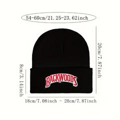 Embroidered Knitted Hat Beanie Hat for Men & Women