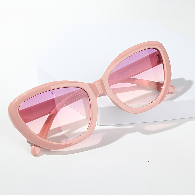 Vintage Ladies Cat Eye Sunglasses Sun Protection Tinted Lenses