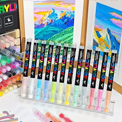 GUANNA 8101 Liquid Soft Head Mark Pen 100 Non Transparent Watercolor Pen
