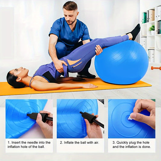 18 inch Pilates Ball Yoga Ball Fitness Balance Home Exercise
