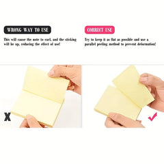Colorful Sticky Notes Set with Leather Box