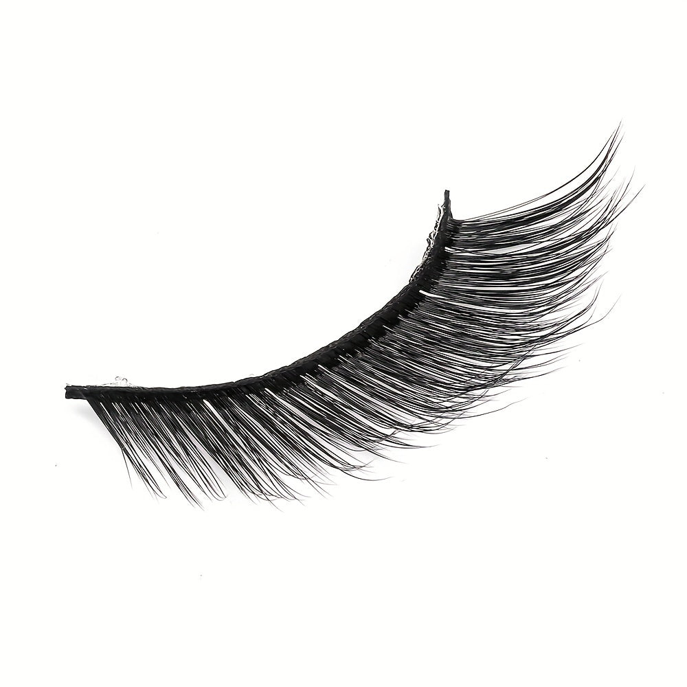 5 Pairs Cat Eye Lashes Winged End Eye Elongated Eyelashes Fox Eye Lashes