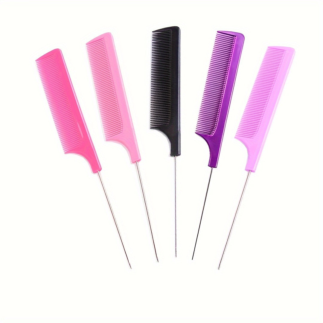 Professional Rat Tail Hair Comb Anti static Hair Dye Brush