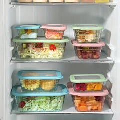 3pc Sealed Bento Box Large capacity Refrigerated Storage Box