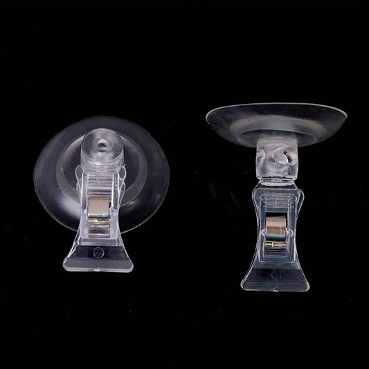 2pcs Sucker Clamp Wall Suction Cup Clip for Living Room