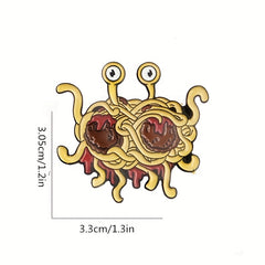 Men's Creative Pastry Eye Accessories Brooch