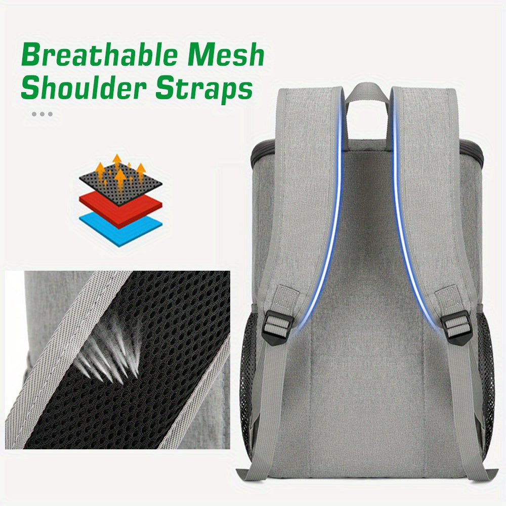 30L Cooler Backpack Insulated Lunch Bag for Outdoors