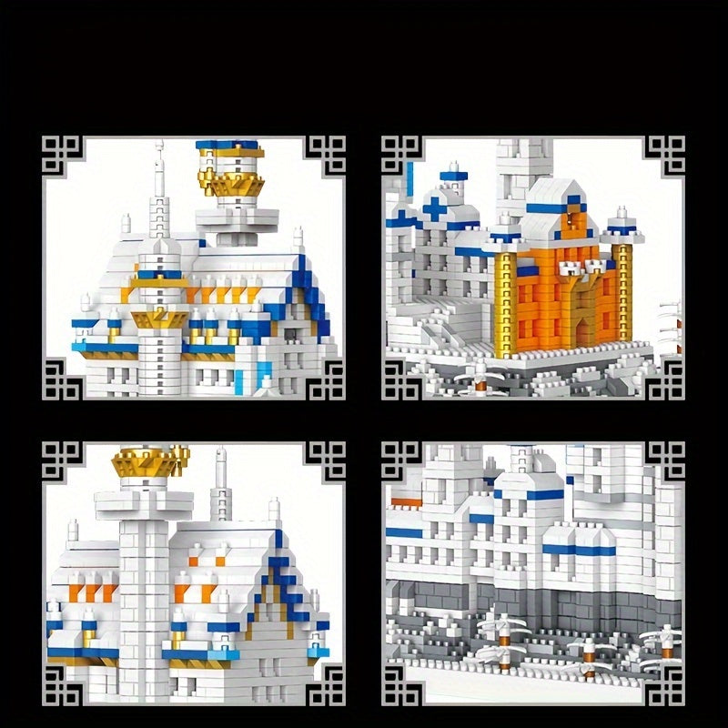 2790pcs Geometric Landscape Building Model Assembly Blocks