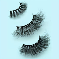 6 Pairs 3D Thick Faux Mink False Eyelashes - Long Wispy Lashes