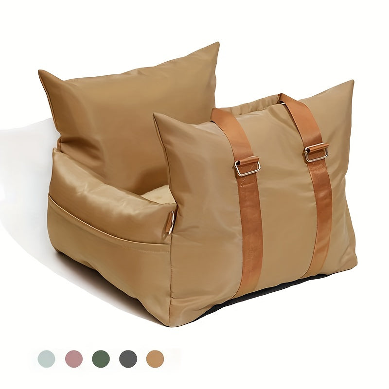 Waterproof Removable Washable Dog Car Seat Bed