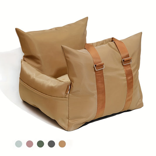 Waterproof Removable Washable Dog Car Seat Bed