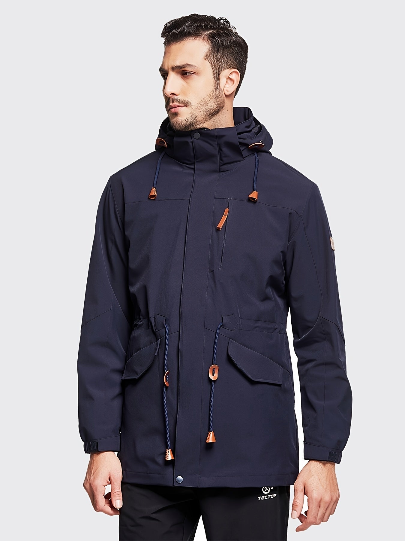 Men's Outdoor Hooded Windbreaker Jacket