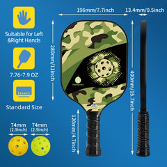 Panelsound Pickleball Paddles Set of 2 USAPA Approved Lightweight