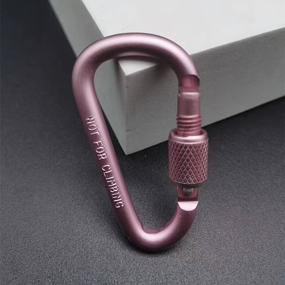 Aluminium Safety Buckle Keychain Lock Carabiner