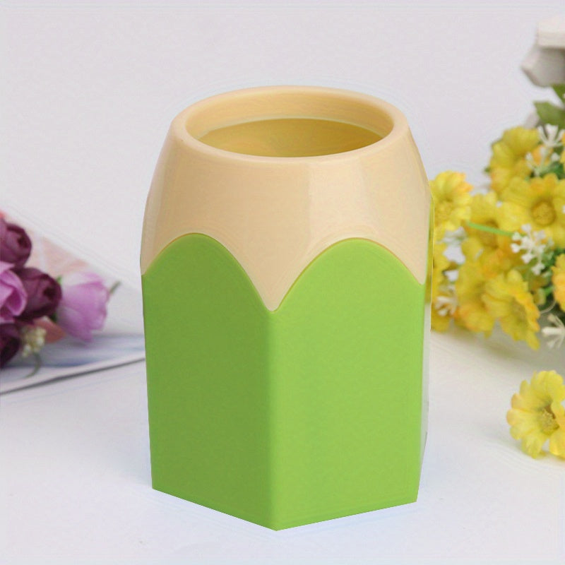 Stylish Pencil Holder Desktop Storage Container for Office and Classroom