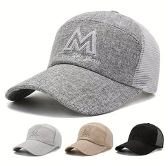 Men's Sunscreen Mesh Baseball Cap for Outdoor Activities