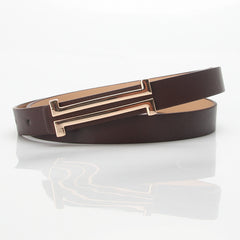 Women Leather Slim Skinny Thin Belts Ins Belts For Women Dress Jeans Strap