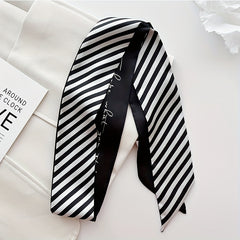 Classic Twilly Scarf for Women Hair Tie Neckwear