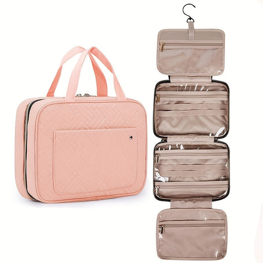 Waterproof Toiletry Bag Travel Organizer with Hanging Hook