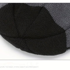 Winter Fleece Knitted Beanie & Windproof Neck Protector