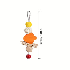 Parrot Chew Toys Bird Stand Swing Bite String Holiday Decoration Bell Hanging