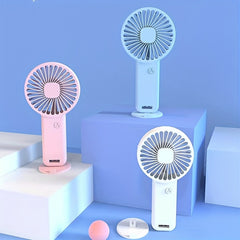 Mini Handheld Fan USB Rechargeable Portable Small Pocket Fan