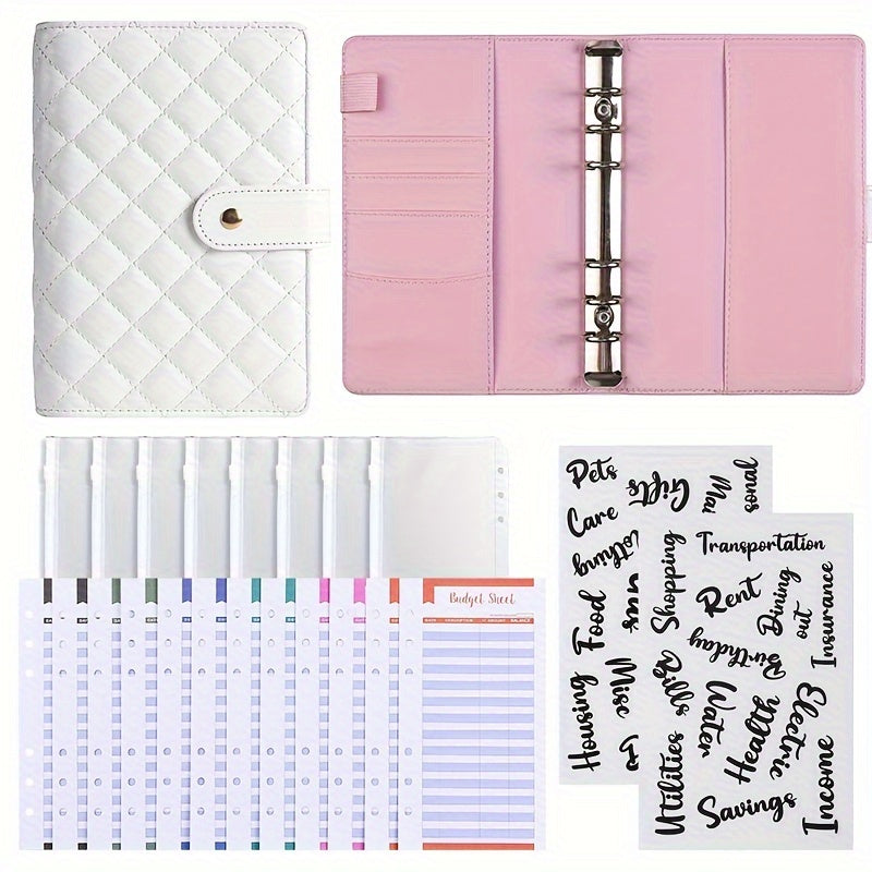 Diamond Lattice Macarons Budget Binder Kit