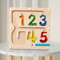Magnetic Digital Bead Maze Toy - Logical Thinking & Cognitive Training