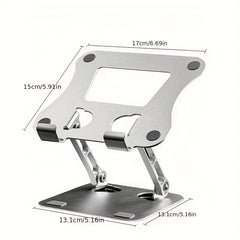 Adjustable Aluminum Alloy Laptop Tablet Stand Up To 17 Laptop