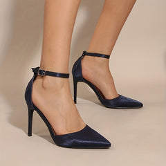 Women's Stiletto Heels Ankle Strap Pumps