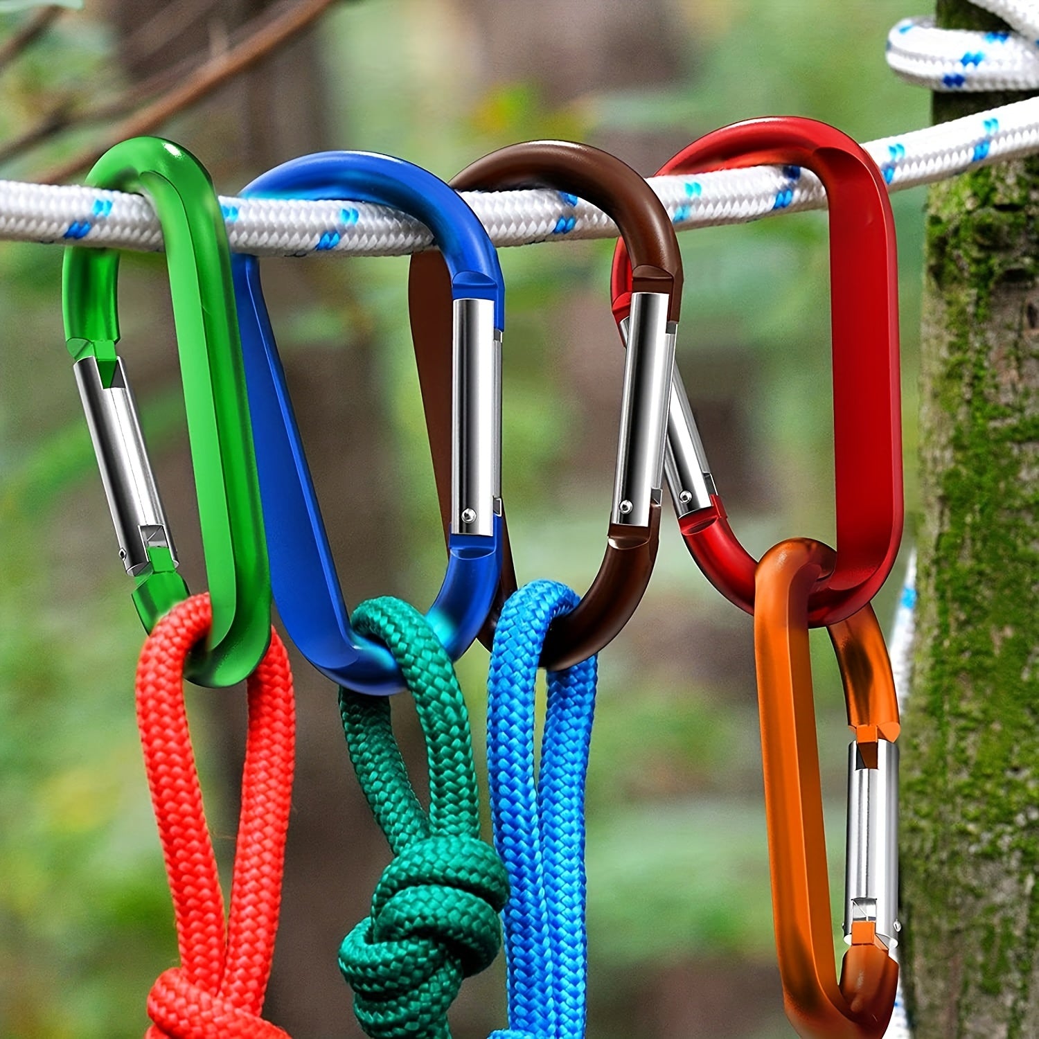 5pcs Aluminum Camping Hooks for Tents - Multifunctional Mountaineer