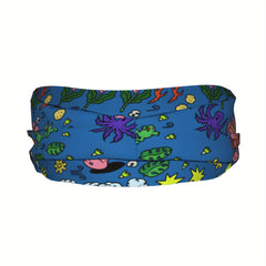Retro Anime Sports Headband Unisex Sweat Wicking & Breathable Polyester