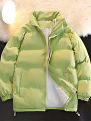 Men's Thickened Cotton Padded Jacket Lamb Fleece Warm Coat Winter