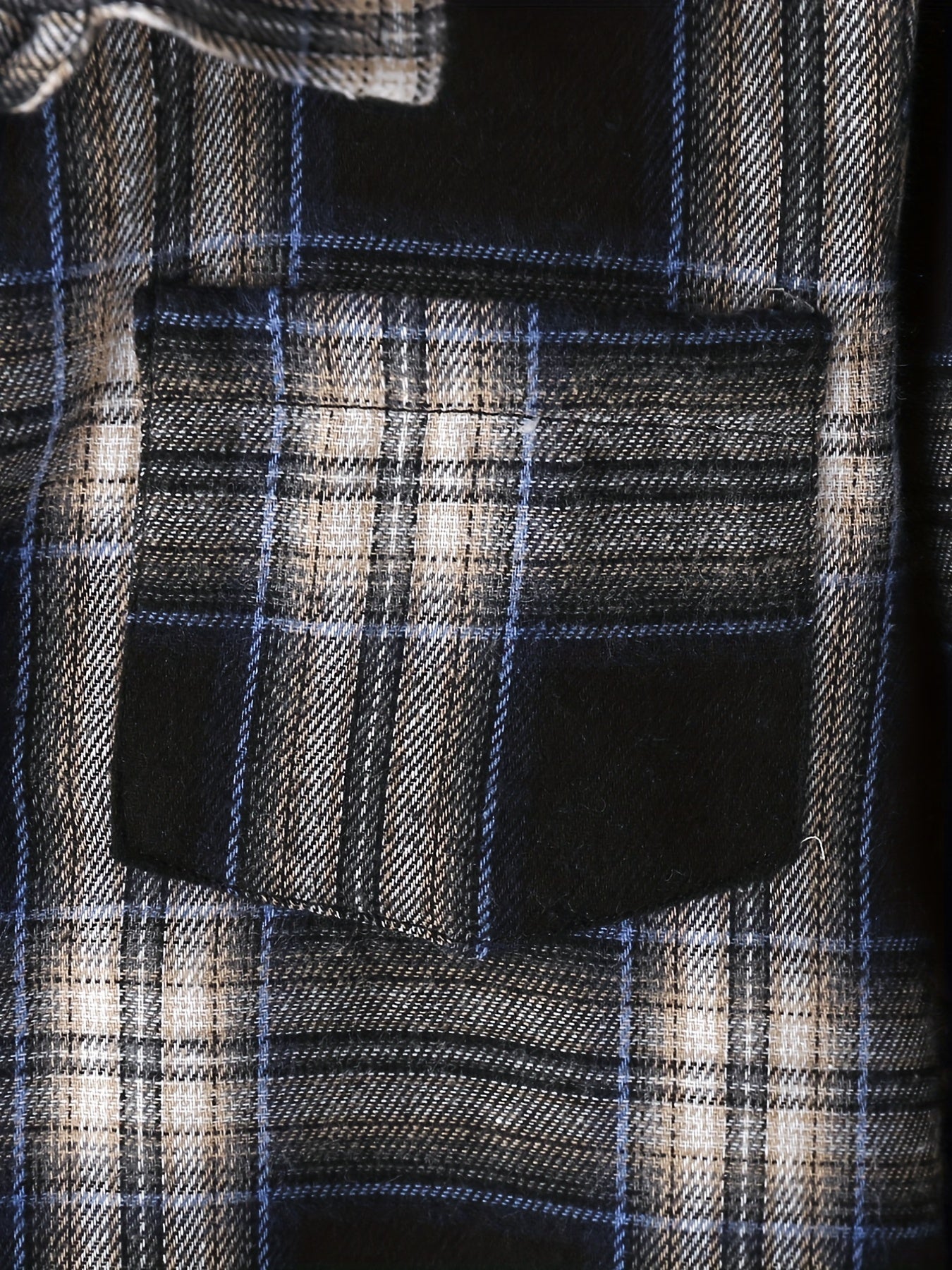 Boy's Plaid Long Sleeve Shirt Casual Slightly Stretch Breathable Button Up Shirt