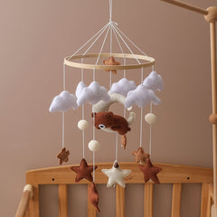 Baby Bed Bell Crib Hanging Toy Felt Stroller Decoration