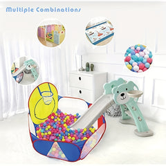 4 Ft Large Pop Up Ball Pit Tent for Toddlers with Zipper Storage Bag