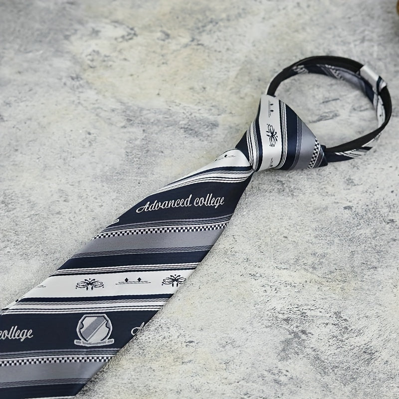 Striped Student School Uniform Tie Costume Clothing Accessories