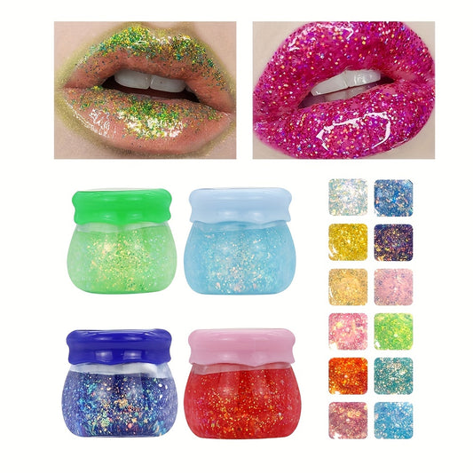 Sequins Lipstick Glitter Long Lasting Lip Gloss