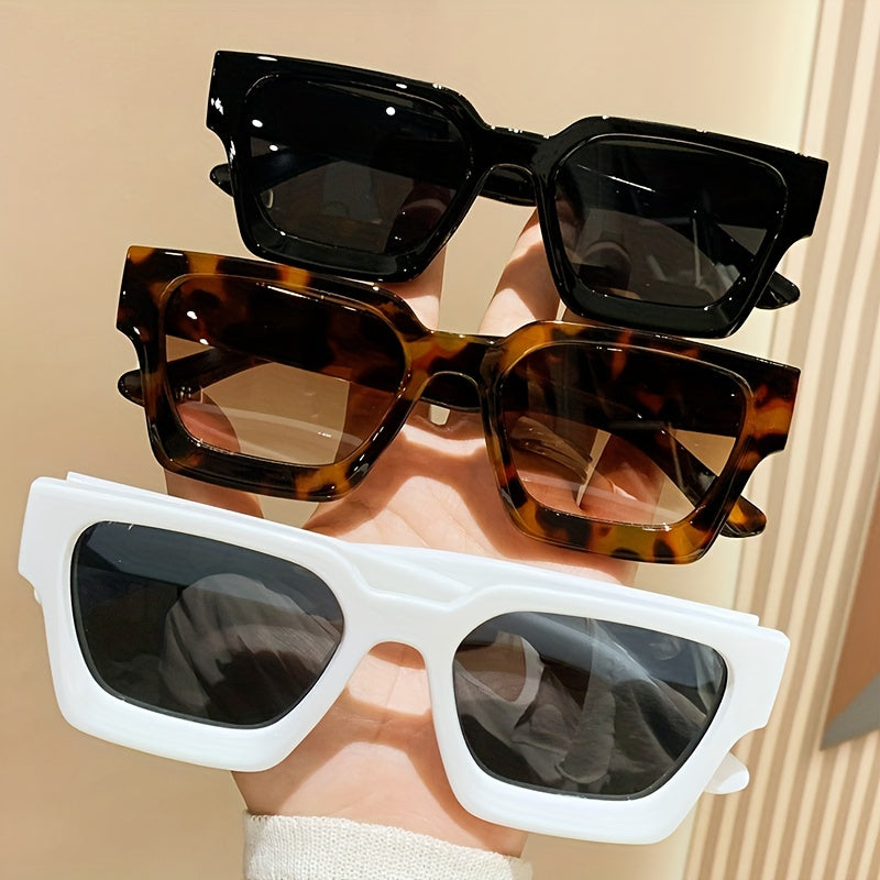 Y2K Square Sunglasses Candy UV400 Sun Shades