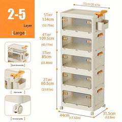 3 Tier Stackable Storage Bins with Lids