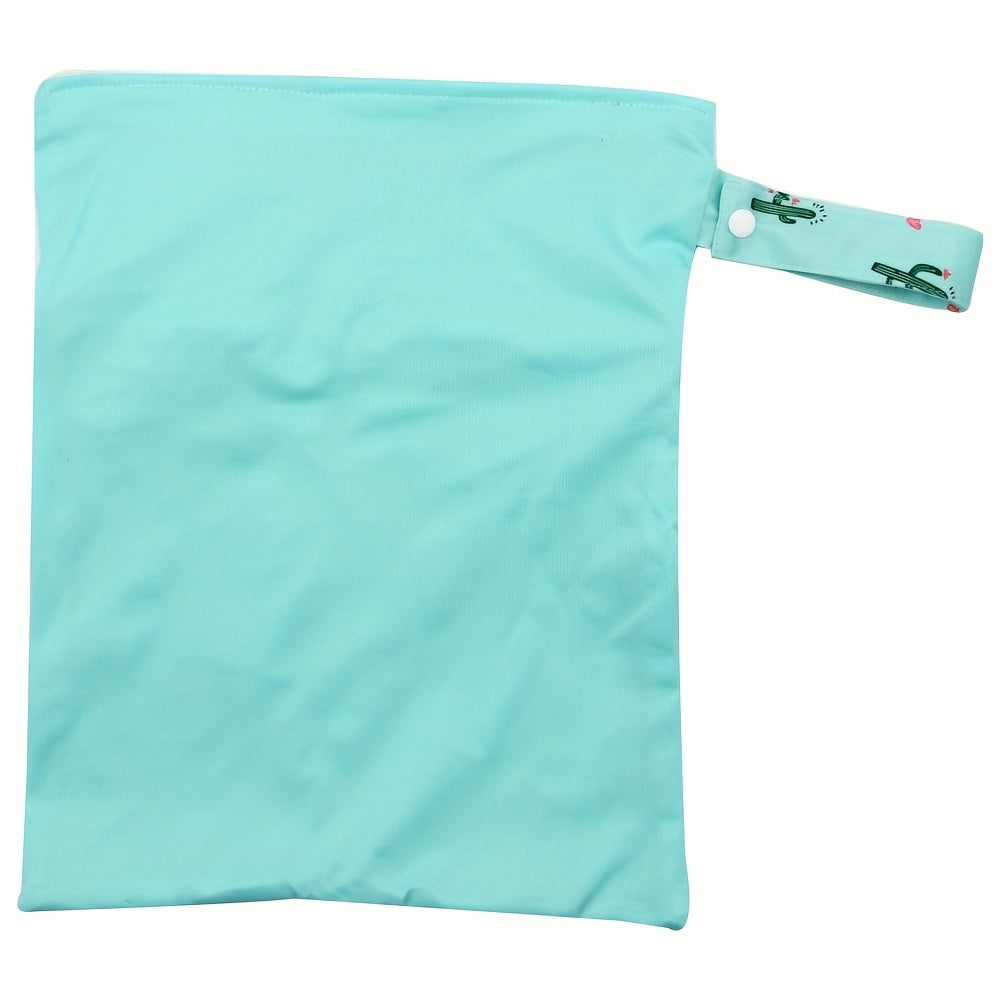 Cactus Print Waterproof Diaper Bag - Keep Diapers Organized