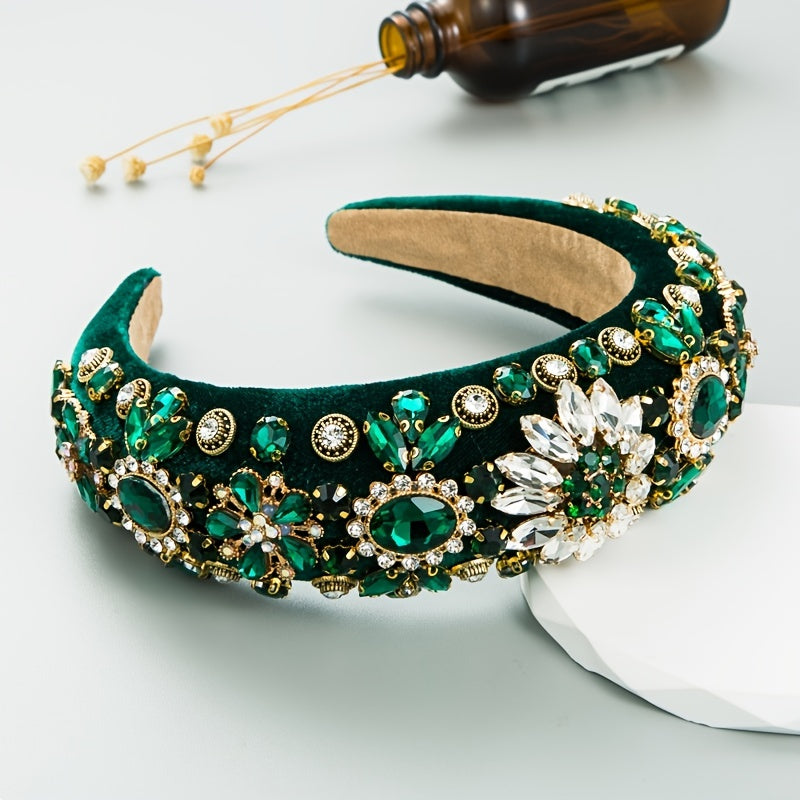 Rhinestone Headband Glitter Hair Accessories For Women