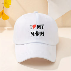 Mom Washed Baseball Cap Outdoor Sunshade Peaked Cap
