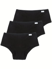 3pcs Soft & Comfy Stretchy Panties Women's Lingerie