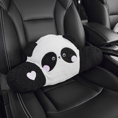 Car Headrest Waist Support Cartoon Car Neck Pillow Car Panda Car Accessories