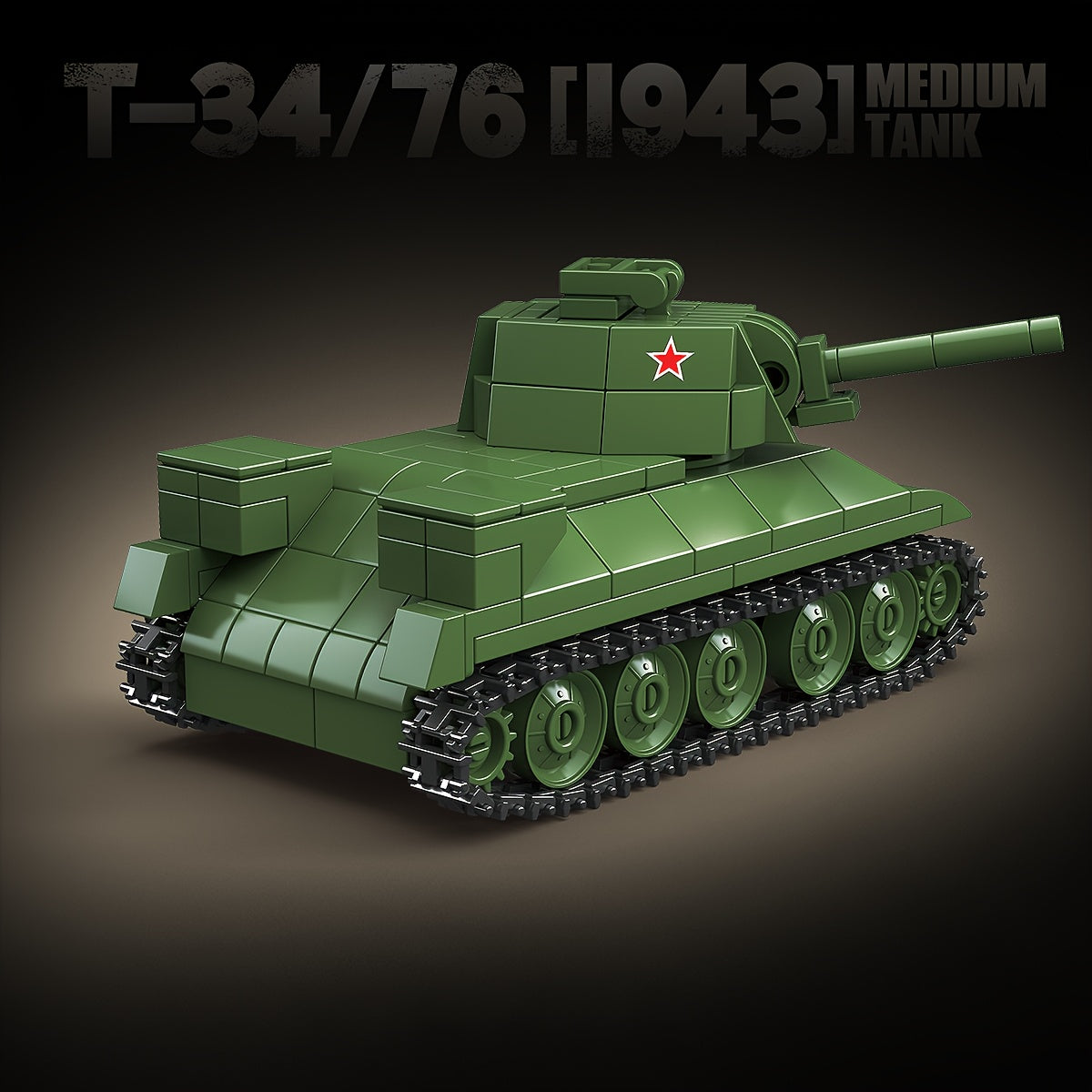 415pcs T 34 Medium Tank Model Building Blocks Set Classic Replica