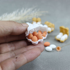 1:12 Scale Model Egg Crisper with Egg Tray